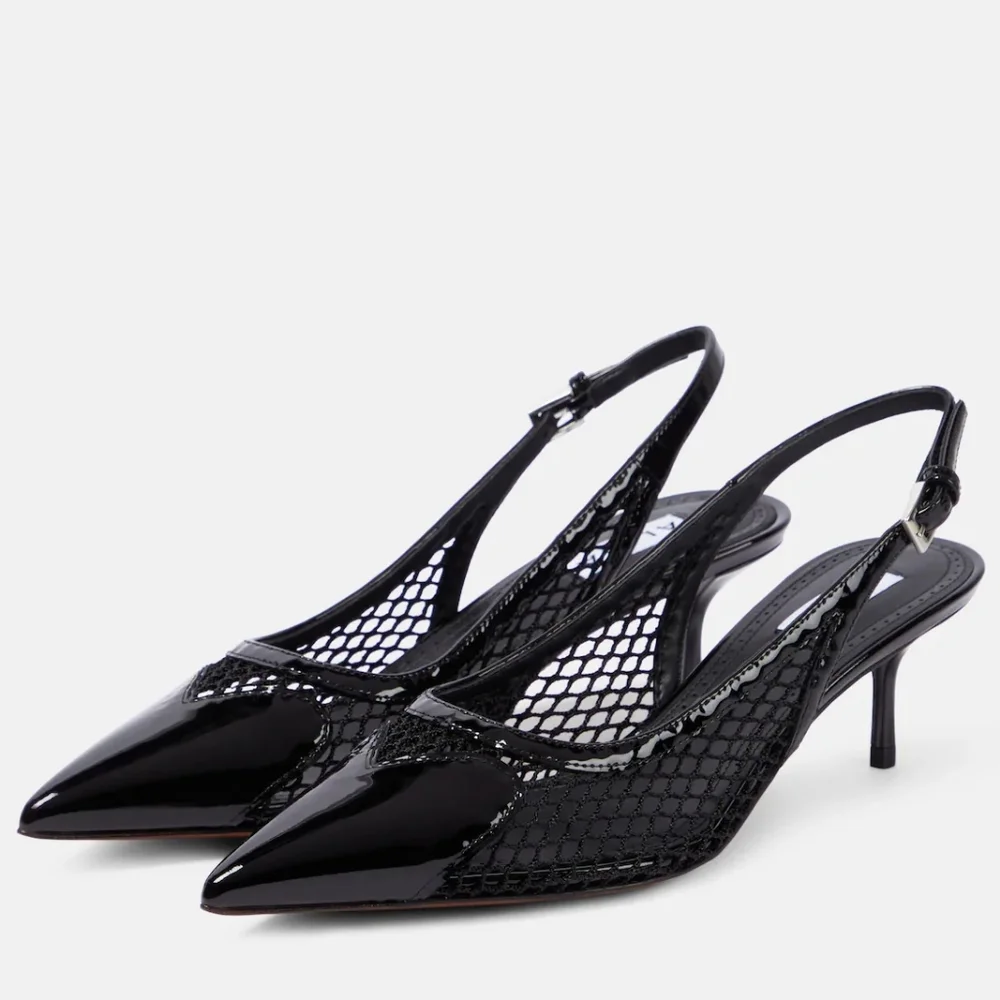 Alaia Patent Leather Slingback Pumps - Picture 2 of 2